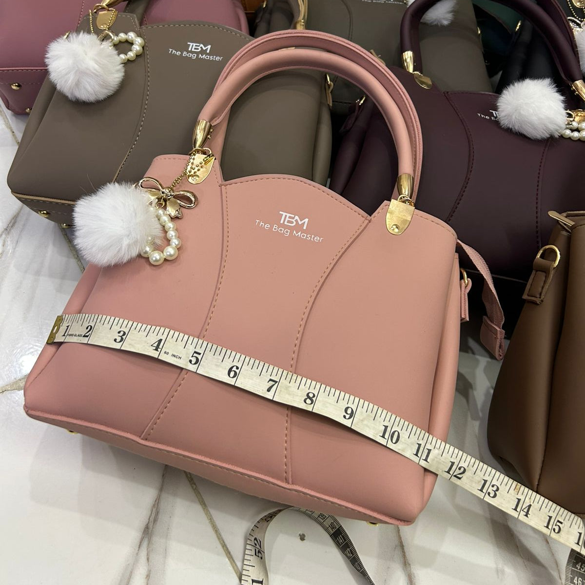 TBM The Bag Master 3 Piece Handbag Set Providing Stylish Design Comfortable Use Everyday Carry Support - Grey