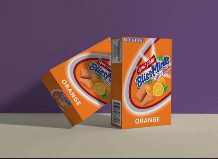 BlissMints Gum Tablets Assorted Fruit & Mint Flavors - 12 Packs x 12 Pieces | Fresh Breath & Long-Lasting Taste Variety Bundle ( strawberry )