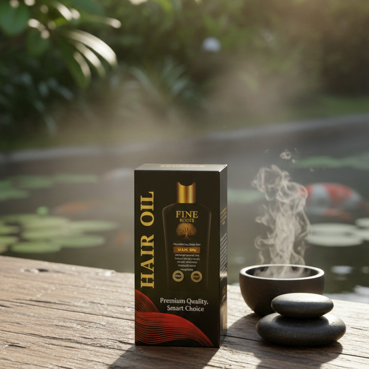 Fine Roots Hair Oil Providing Gentle Care Nourishing Formula Strengthening  Healthy Scalp Support And Everyday Use - 120ML