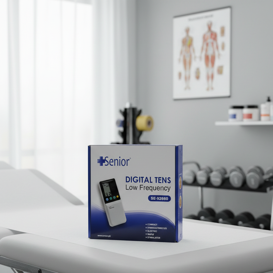 Senior Digital TENS Machine SE‑92660 | Dual Channel | LCD Display | 6 Modes | Portable Pain Relief
