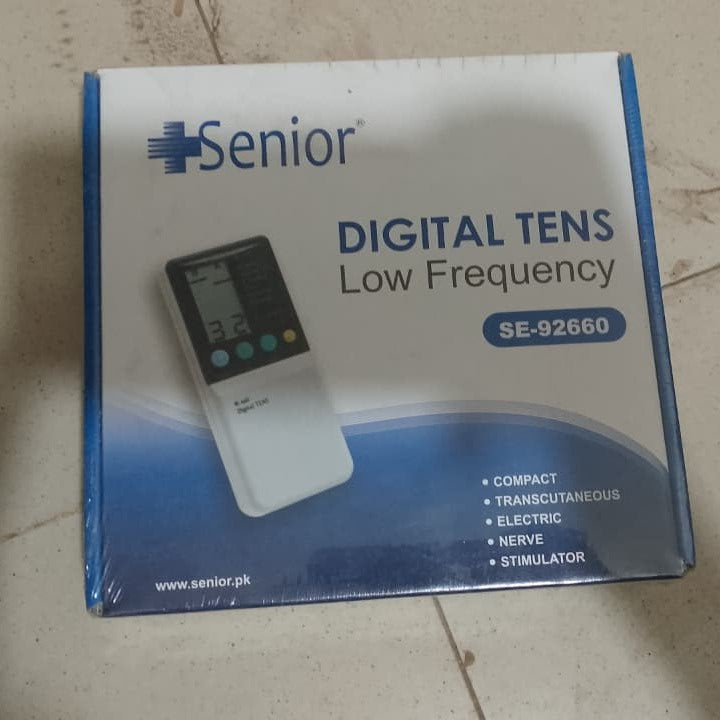 Senior Digital TENS Machine SE‑92660 | Dual Channel | LCD Display | 6 Modes | Portable Pain Relief