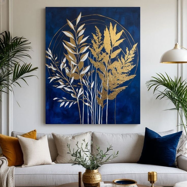 Leafs Design Stickytiles Frame Providing Stylish Natural Pattern Elegant Modern Appearance - 8*11