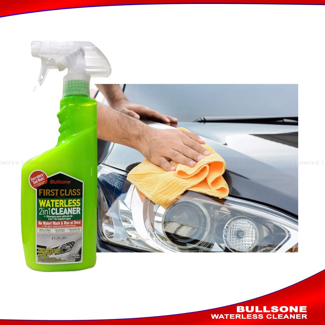 Waterless Wash & Wax Spray, Waterless Car Shampoo Bullsone Multi Purpose Cleaner -550ML-