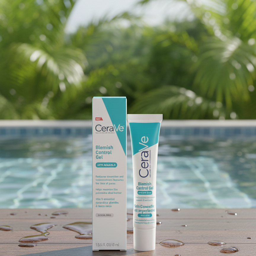 CeraVe Blemish Control Gel (40ml) with AHA & BHA - Salicylic Acid Acne Treatment to Clear Breakouts, Minimize Pores & Restore Skin Barrier