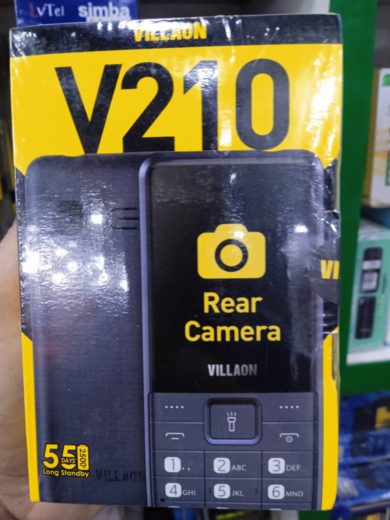 Villaon V210 1.8 Inch LCD Dual SIM Mobile With Removable 2500mAh Battery Basic Camera FM Radio Torch Light And PTA Approved (Random Color)