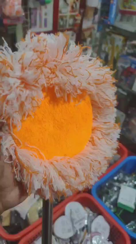 360° Rotating Microfiber Mop | Extendable Handle Telescopic Floor Cleaning Mop | Sunflower Round Mop For Home, Office And Car Screen